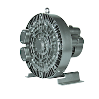 250 Millibar (mbar) Rated Pressure and 39 Cubic Feet per Minute (ft³/min) Air Flow Regenerative Blower