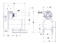 637 Cubic Meters Per Hour (m³/h) Maximum Flow Rate Centrifugal Blower - 2