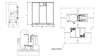30 and 40 hp Power Laboratory Scroll Enclosed Simplex Air Compressors with Premium Controls