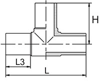 Butt Elongated Tee Fittings