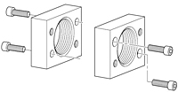 Wilkerson Modular Port Block Kit - 39" Series"