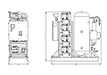 2 to 10 hp Power Laboratory Open Scroll Duplex Air Compressor with Premium NFPA Controls
