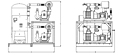 Laboratory Dry Claw Duplex Tank Mounted Vertical Vacuum System with Premium Controls