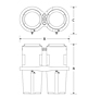 1800 to 2500 scfm Rated Flow Sepura Sterling Oil-Water Separator - 2
